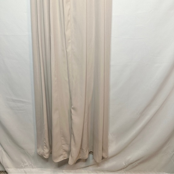 Show Me Your MuMu Emily Empire Maxi Dress Show Me The Ring Crisp Beige Size S - Picture 6 of 13